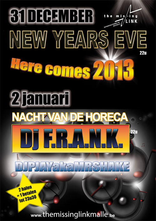 NACHT VAN DE HORECA DJ F.R.A.N.K.